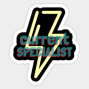 current specialist Sticker